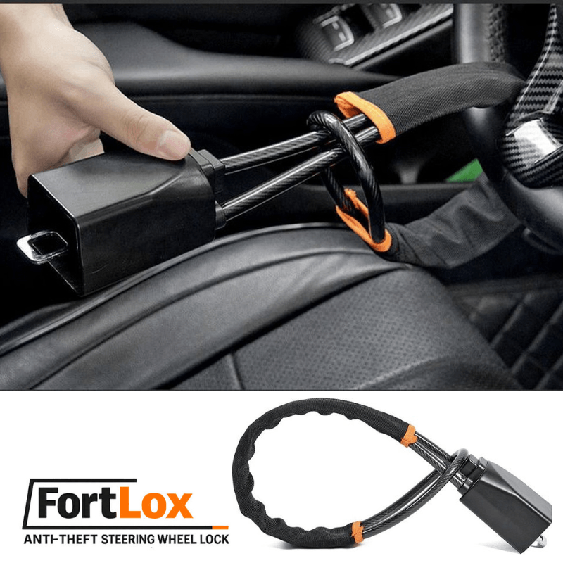 FortLox™ Anti-Theft Steering Wheel Lock