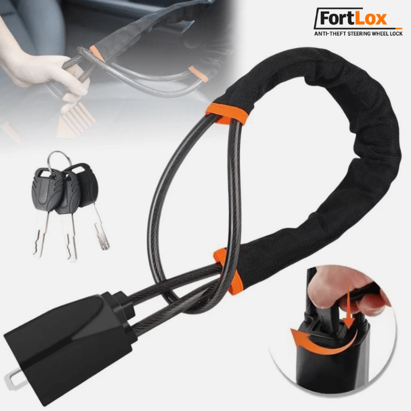 FortLox™ Anti-Theft Steering Wheel Lock