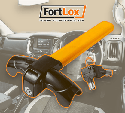 FortLox™ IronGrip Steering Wheel Lock