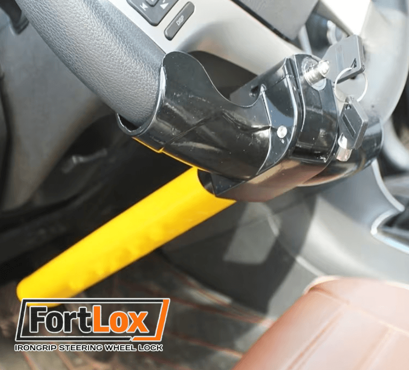 FortLox™ IronGrip Steering Wheel Lock