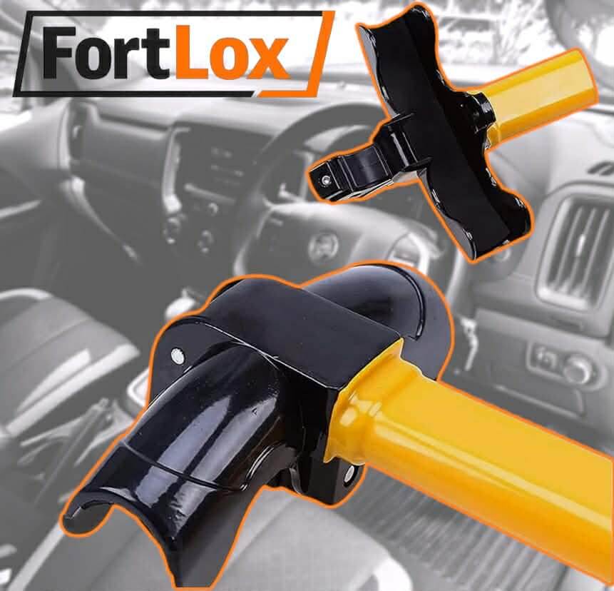 FortLox™ IronGrip Steering Wheel Lock