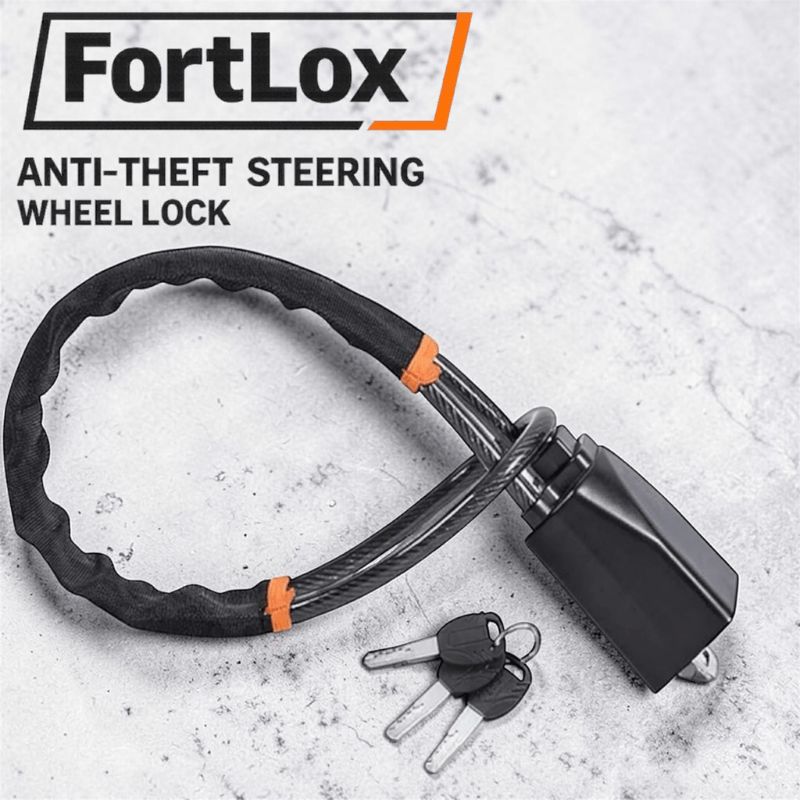 FortLox™ Anti-Theft Steering Wheel Lock