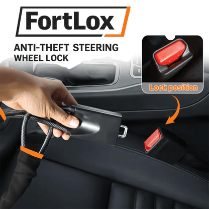 FortLox™ Anti-Theft Steering Wheel Lock